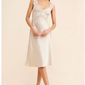 Hansen and Gretel Lucille ivory slip dress